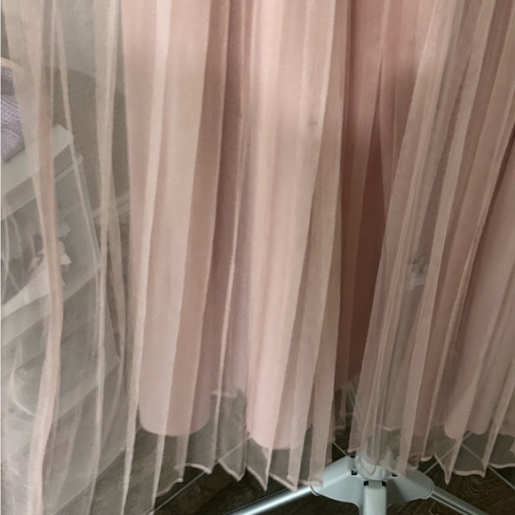 LC Lauren Conrad Tan Pleated Maxi Skirt Resort Wear - Picture 6 of 10